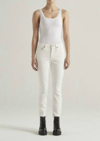 Edwin - Bree Mid Rise Straight Crop Jean - clothing - cotton - blend - jeans