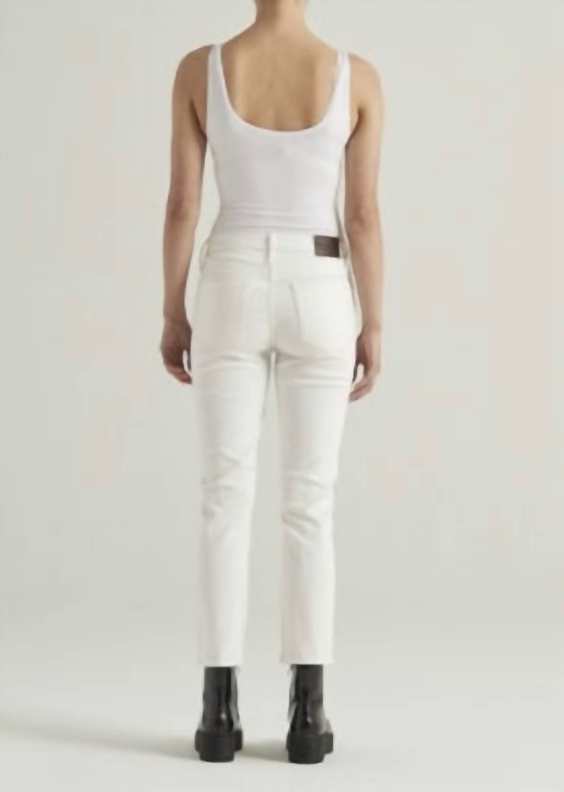 Edwin - Bree Mid Rise Straight Crop Jean - clothing - cotton - blend - jeans