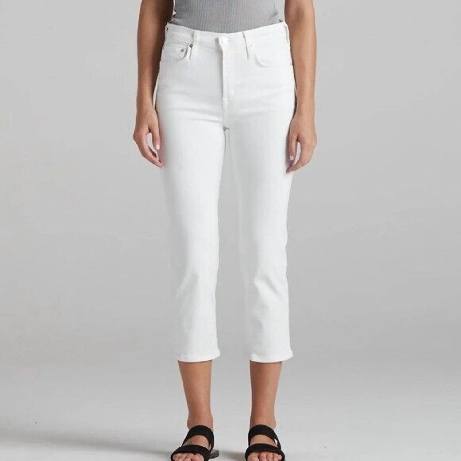 Edwin - Bree Mid Rise Straight Crop Jean - clothing - cotton - blend - jeans