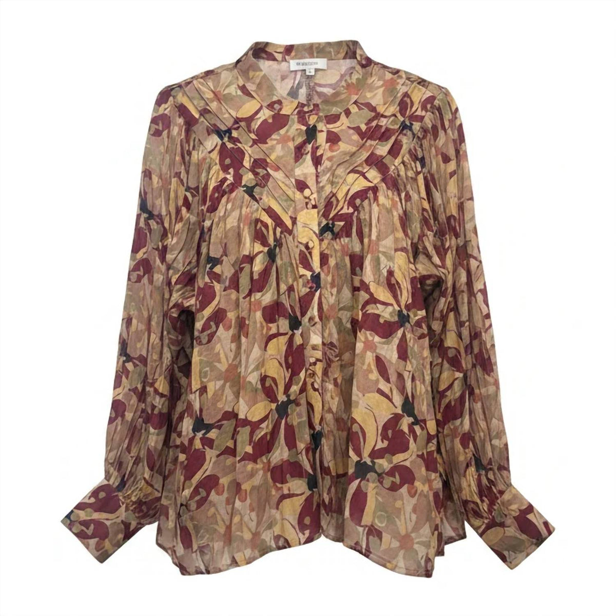 Ee:Some - Button Down Printed Blouse
