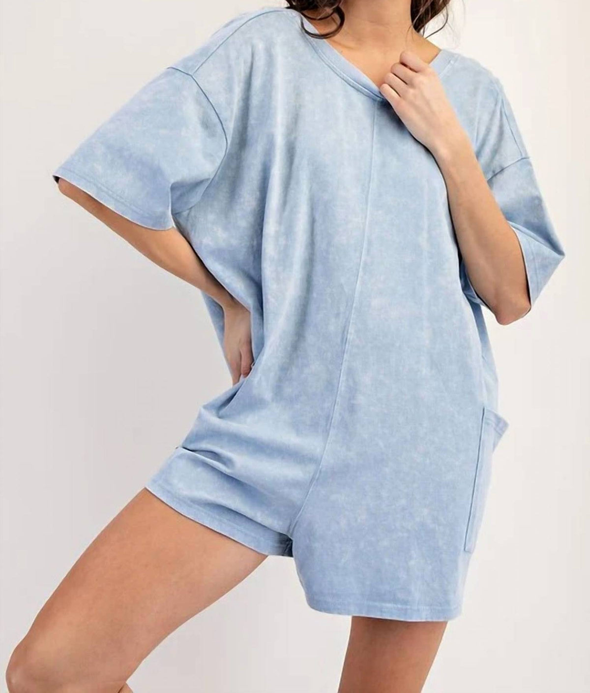 Ee:Some - Casual Style Open Back Romper