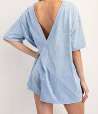 Ee:Some - Casual Style Open Back Romper