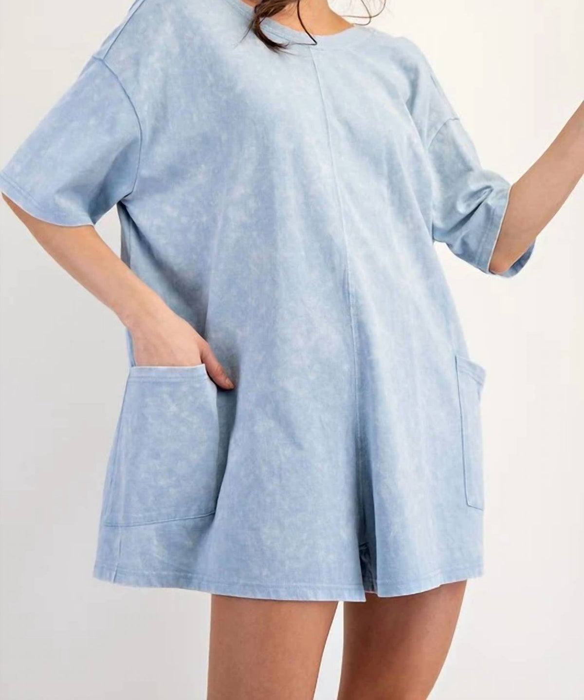 Ee:Some - Casual Style Open Back Romper