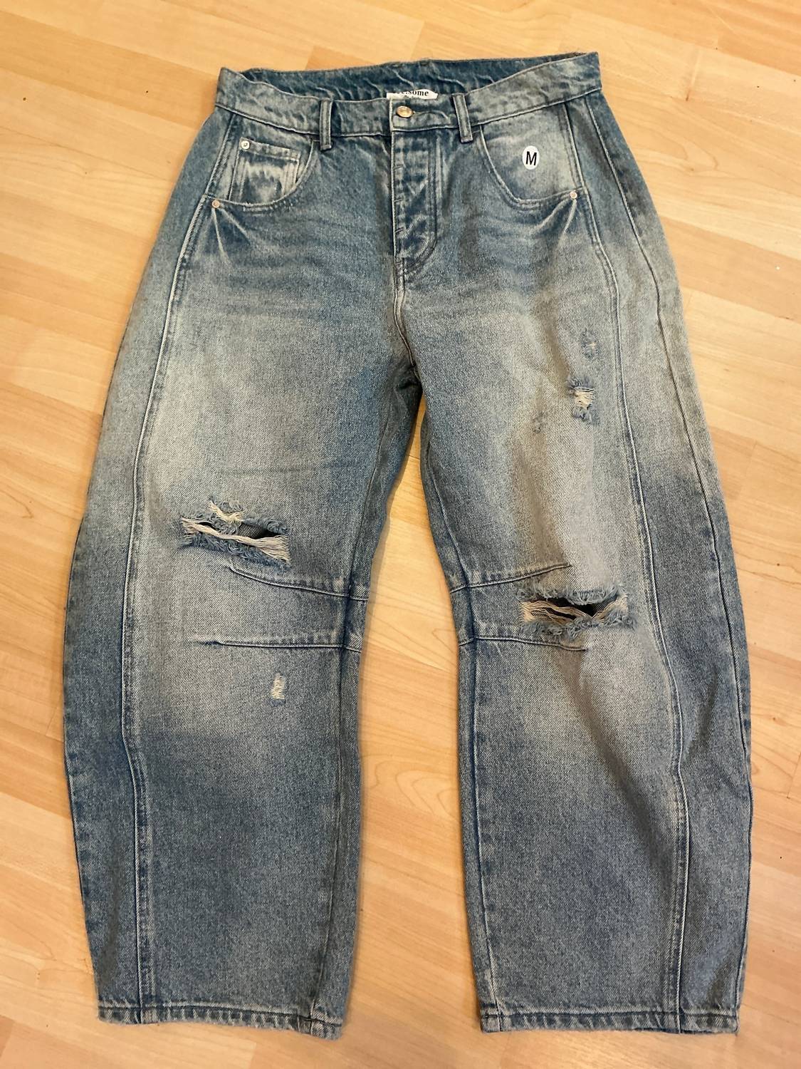 Ee:Some - Denim Barrel Jean