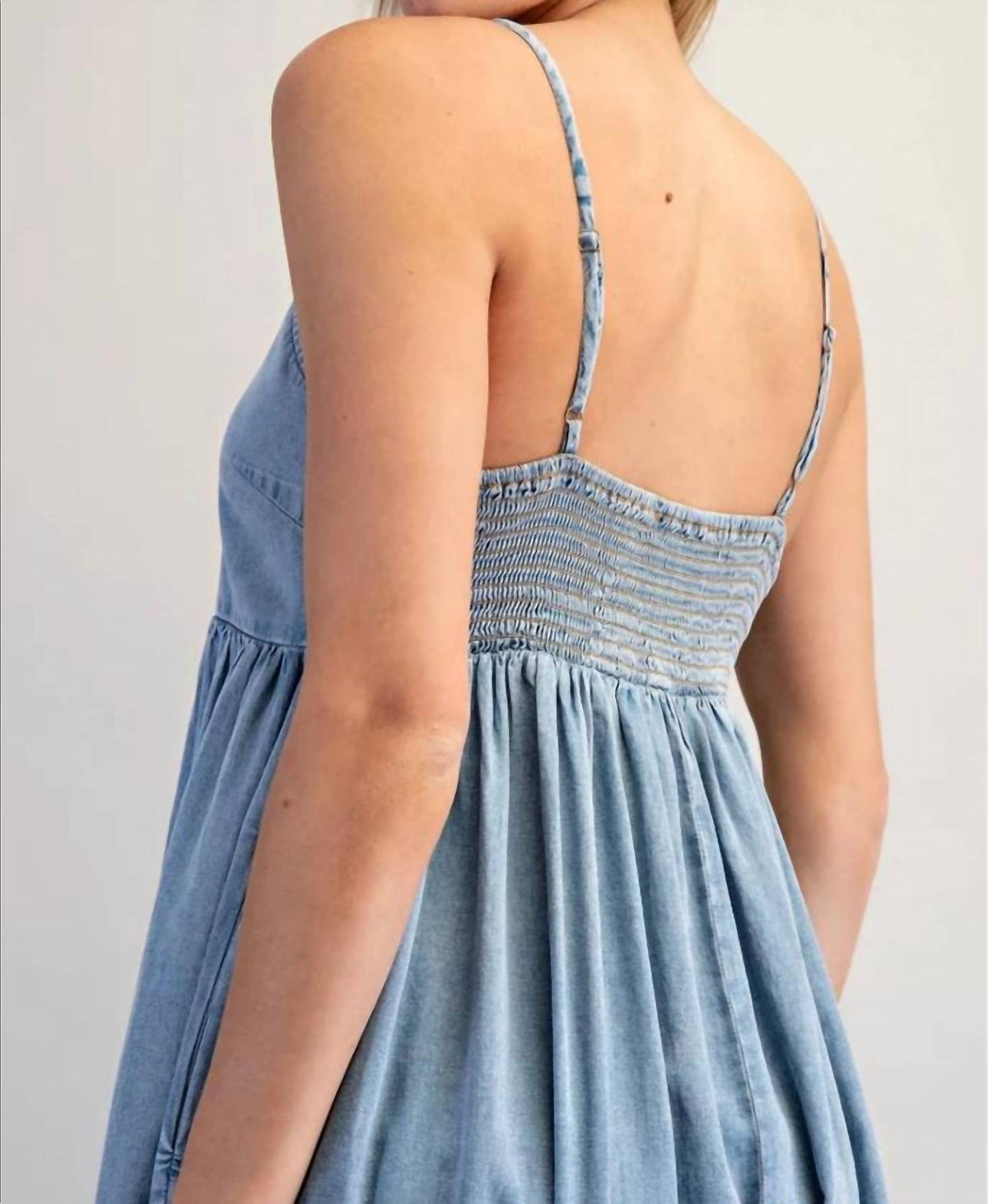 Ee:Some - Denim Bubble Romper