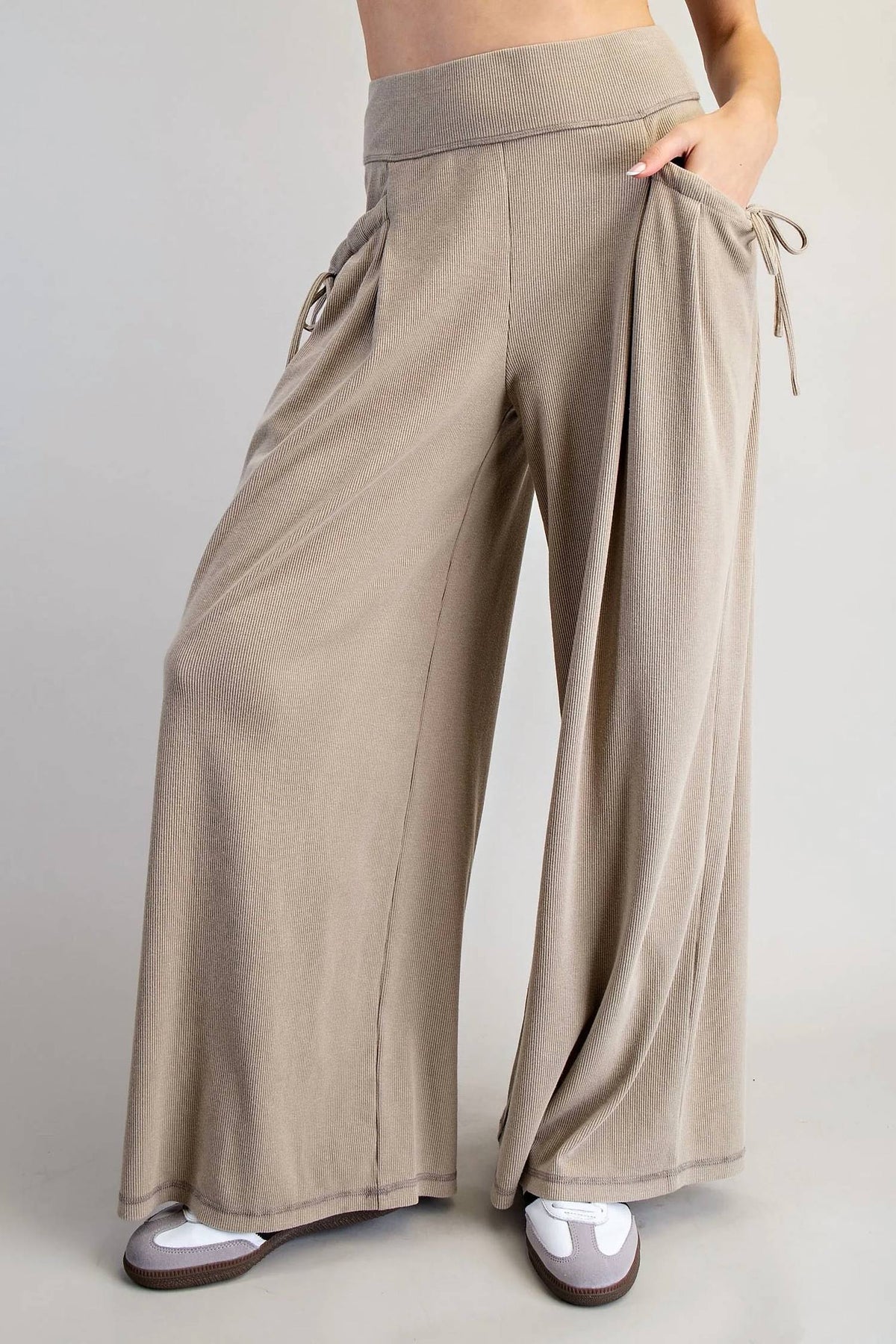 Ee:Some - Foldover Waistband Pants