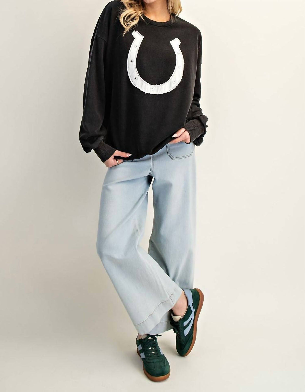 Ee:Some - Horse Crewneck Top