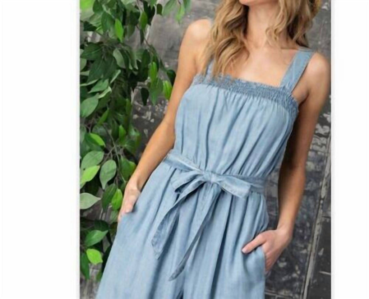 Ee:Some - Kali Chambray Jumpsuit