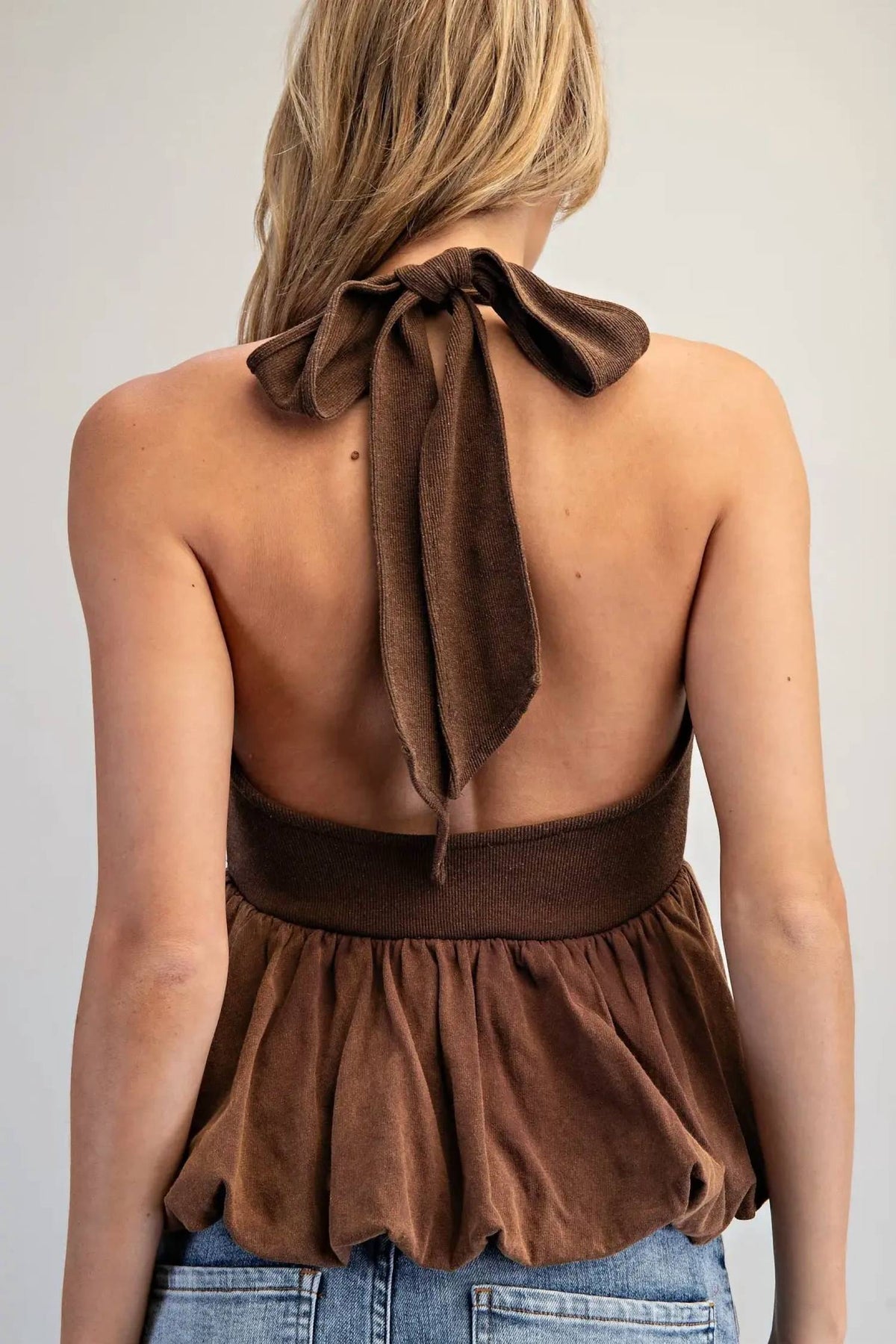 Ee:Some - Mineral Washed Sleeveless Top