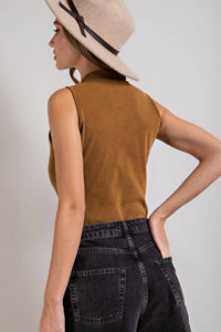 Ee:Some - Mock Neck Bodysuit