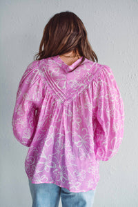 Ee:Some - Nadia Floral Button Down Blouse