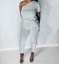 Ee:Some - Natalie One Shoulder Jumpsuit