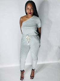 Ee:Some - Natalie One Shoulder Jumpsuit