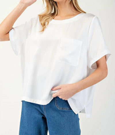Ee:Some - SATIN LUXE TOP