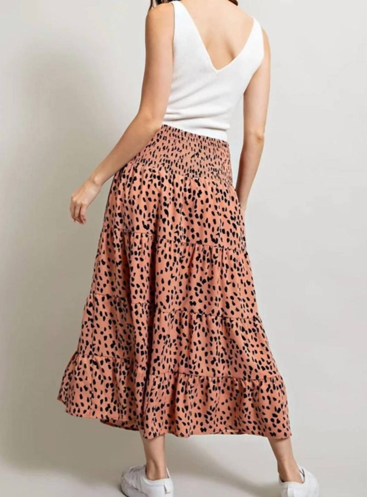 Ee:Some - Slit Midi Skirt