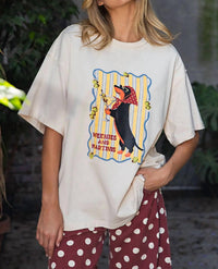 Ee:Some - Soft Washed Weenies Graphic Top