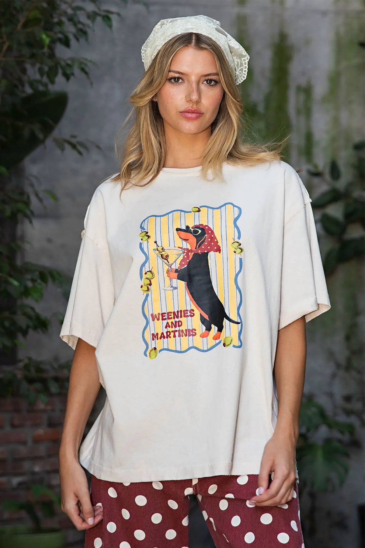 Ee:Some - Soft Washed Weenies Graphic Top