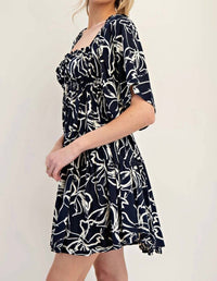 Ee:Some - Square Neck Mini Dress