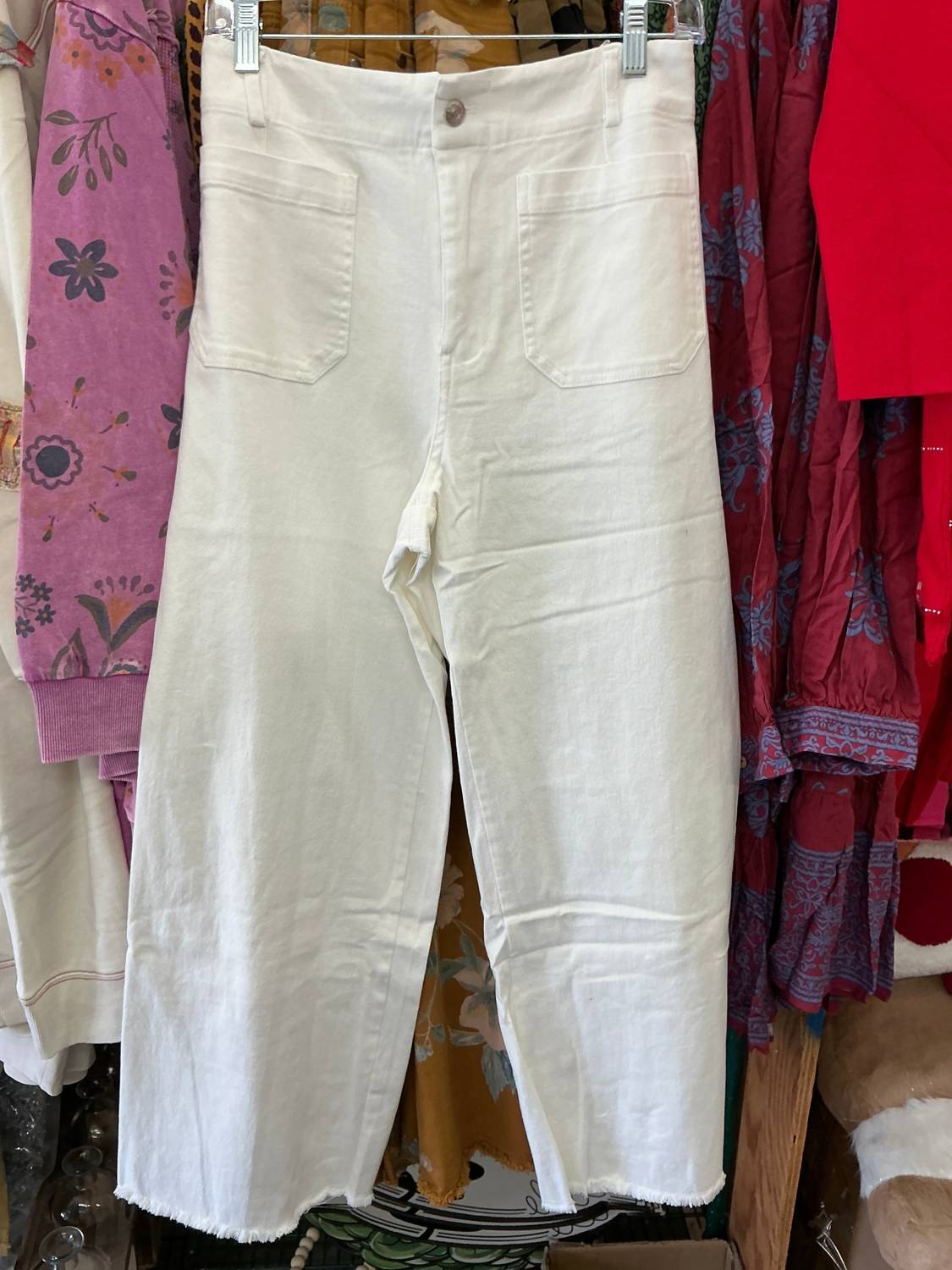 Ee:Some - Straight Leg Front Pocket Pant