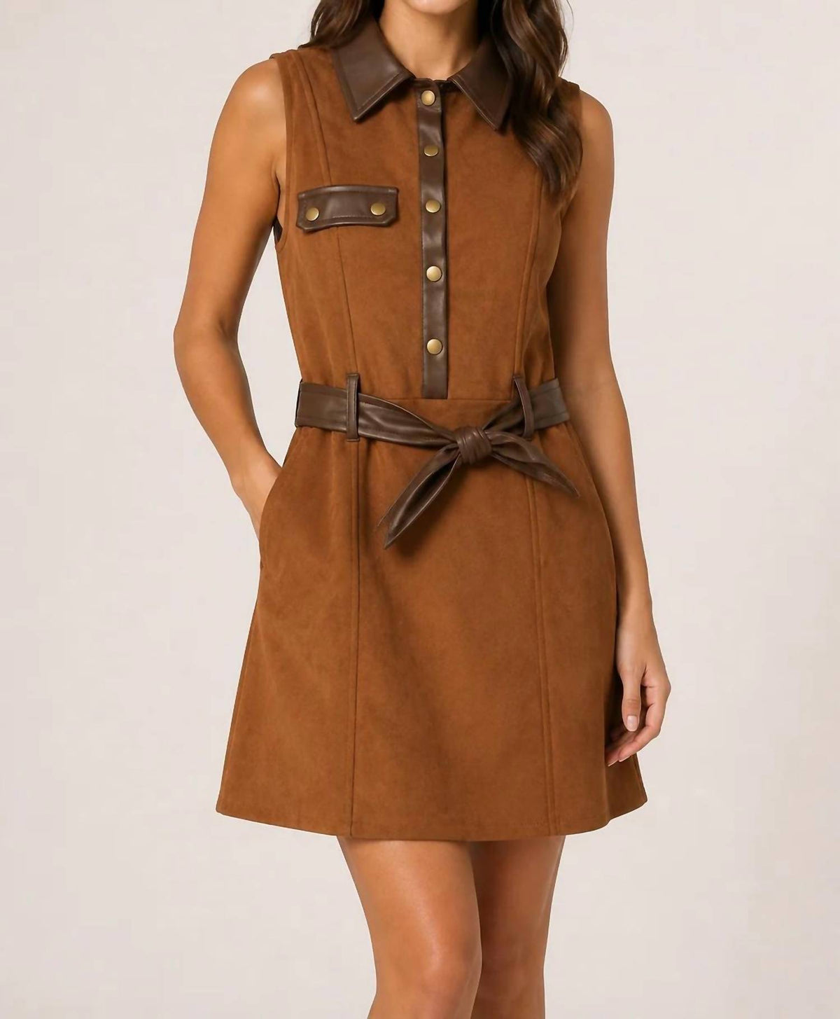 Ee:Some - Suede & Chic Dress