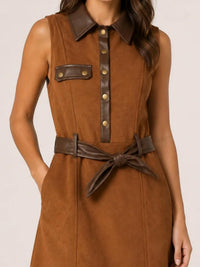 Ee:Some - Suede & Chic Dress