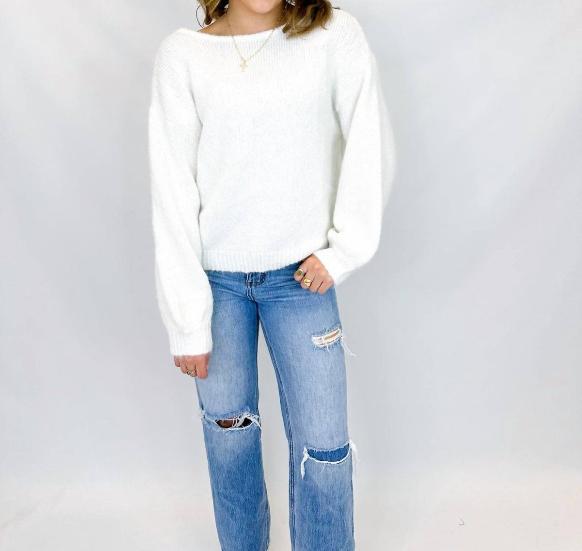 Ee:Some - Valerie Bow Sweater