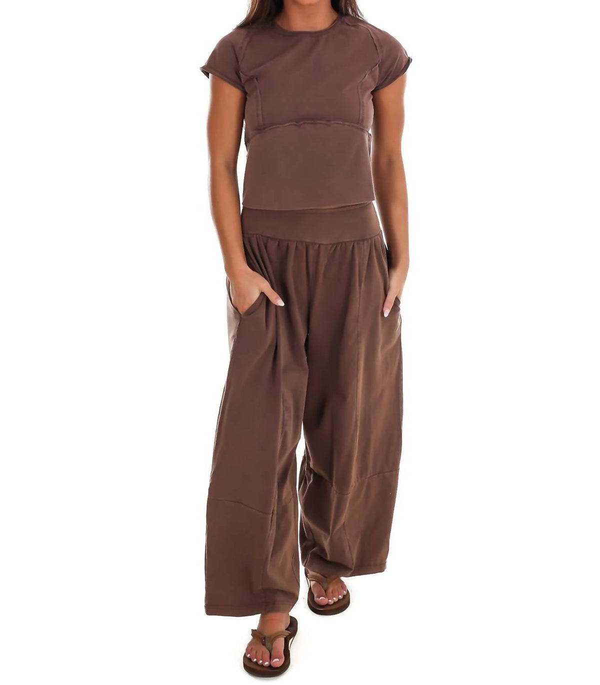 Ee:Some - Worn In Cropped Tee
