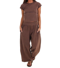 Ee:Some - Worn In Cropped Tee
