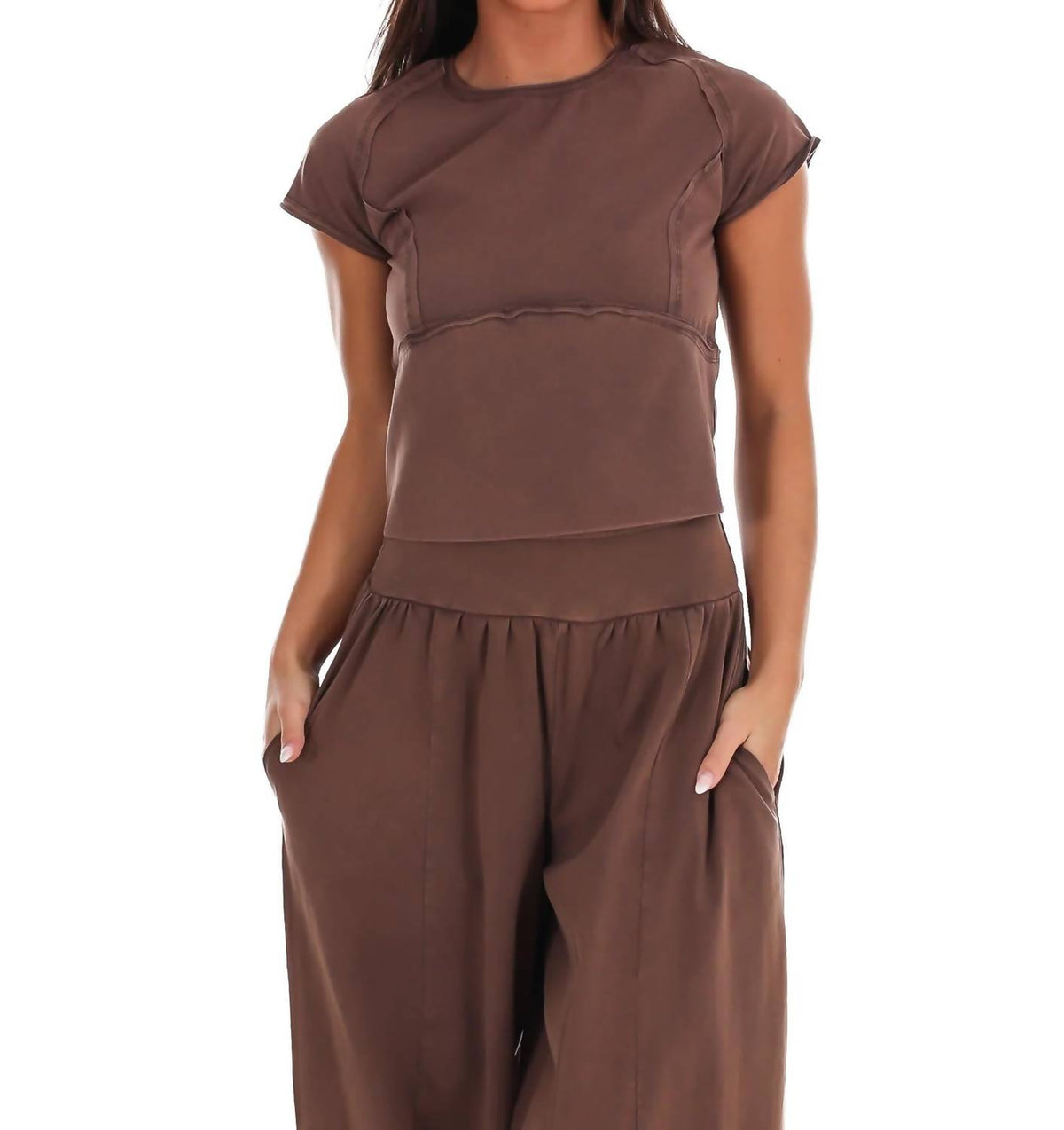 Ee:Some - Worn In Cropped Tee