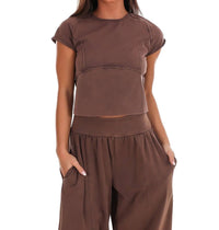 Ee:Some - Worn In Cropped Tee