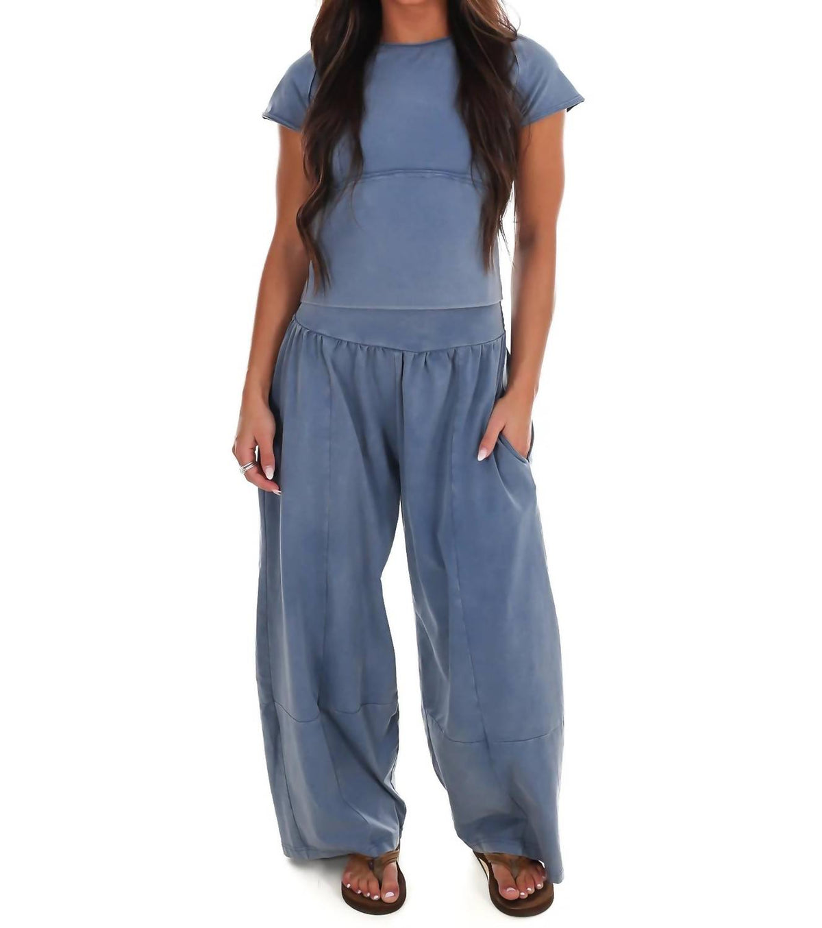 Ee:Some - Worn In Cropped Tee