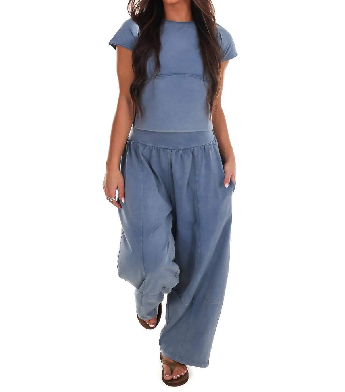 Ee:Some - Worn In Cropped Tee