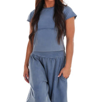 Ee:Some - Worn In Cropped Tee