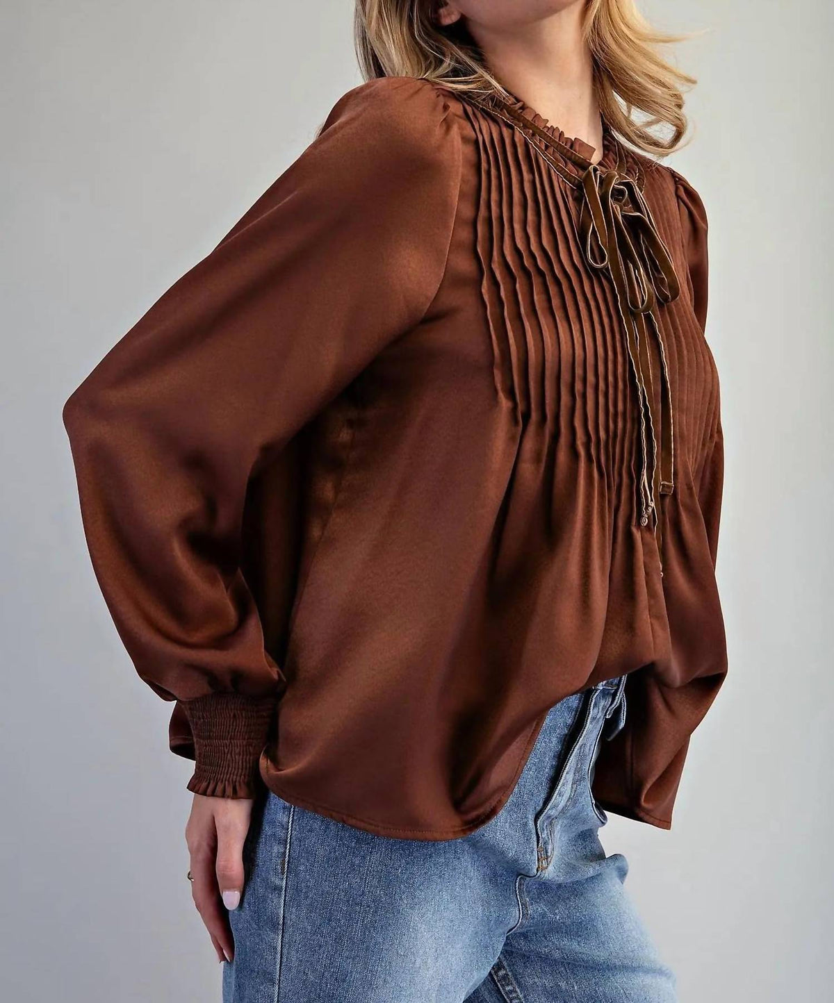 Ee:Some - Yourself Long Sleeve Blouse