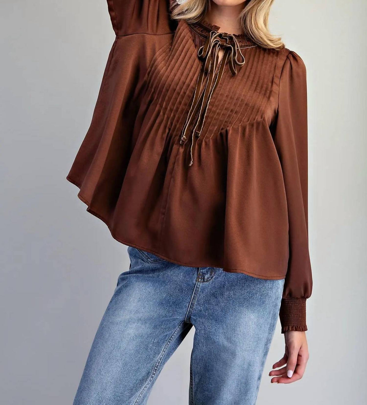 Ee:Some - Yourself Long Sleeve Blouse