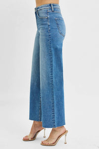 Risen - Dane High Rise Crop Wide Leg Jeans