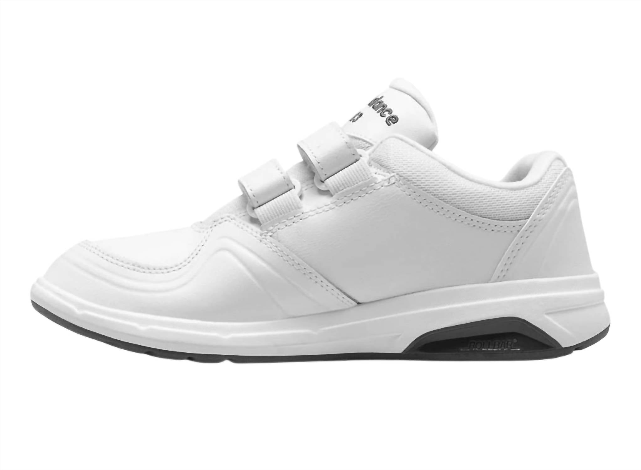 New Balance Women's Athletic Walking Shoes in velco white - women's shoe - detail view