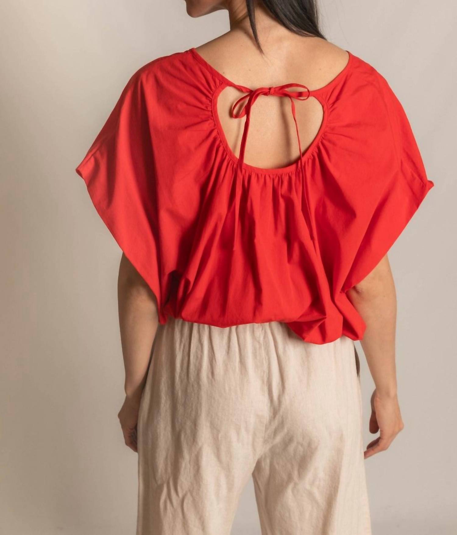 P.Cill - Billowy Poplin Top