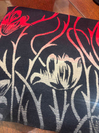 Rapti Fashion - floral design cashmere poncho