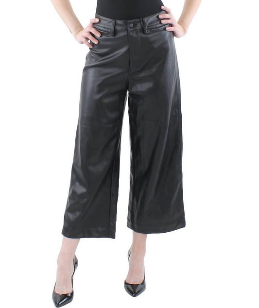 HIGH RISE CLEAN WIDE VEGAN PANT