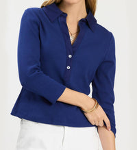 Tyler Boe - Poppy Ribbed Polo Shirt