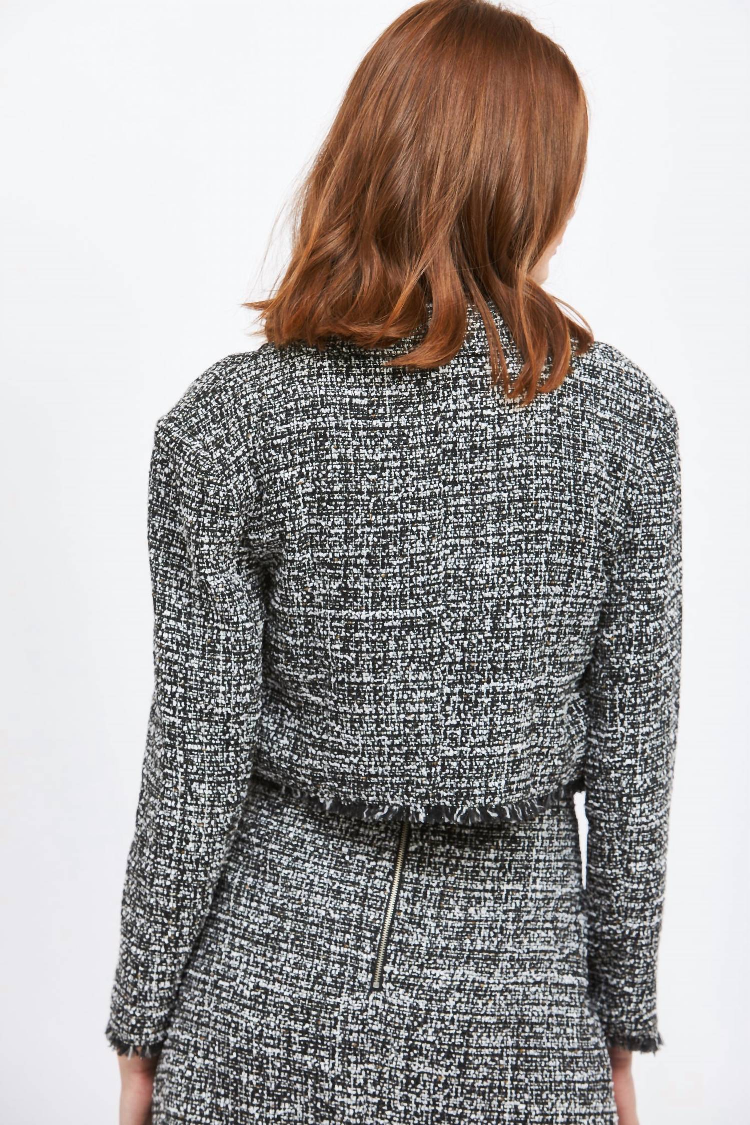 En Saison - Noelle Tweed Cropped Jacket