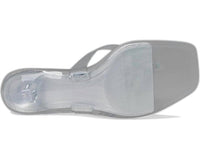 STEVE MADDEN Women's Tracie Y2k Jelly Thong Kitten Heel Sandal in clear - women's sandal - view 5