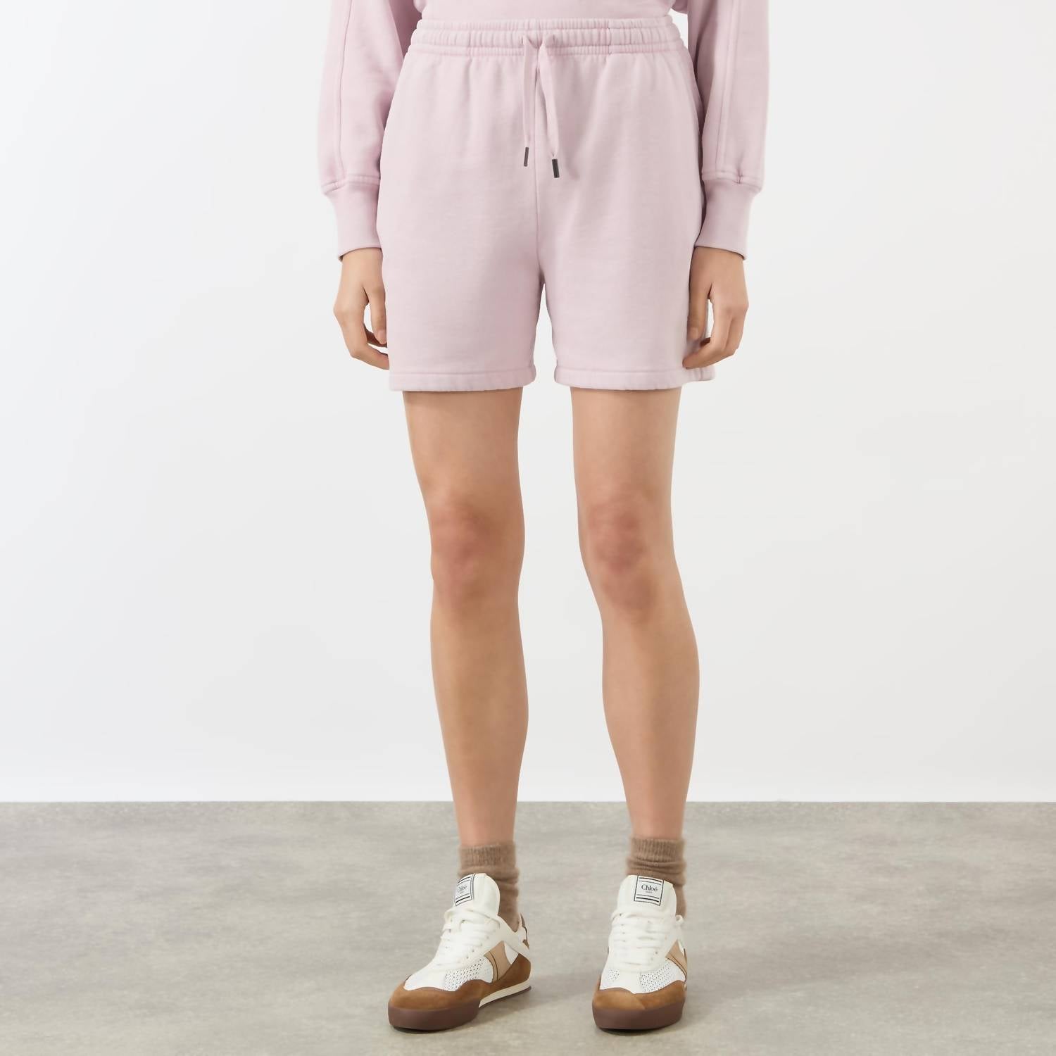 ISABEL MARANT Miranae Shorts in light pink - women's shorts