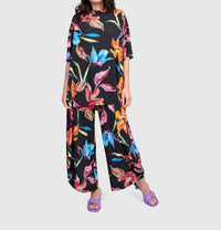 ALEMBIKA Laguna Oversized Trapeze Top in bloom - women's blouse - view 6