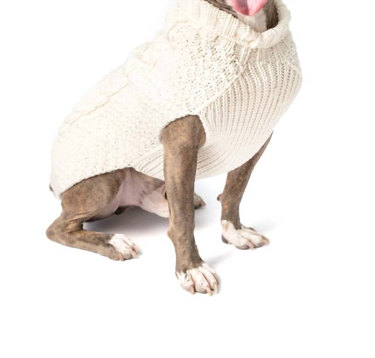 Chilly Dogs - Cable Knit Dog Sweater