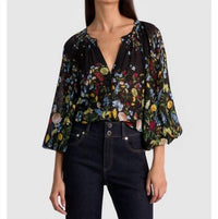 Alice + Olivia - Thalia Long Sleeve Button Down Blouse