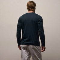 James Perse - Luxe Lotus Long Sleeve Crew Tee