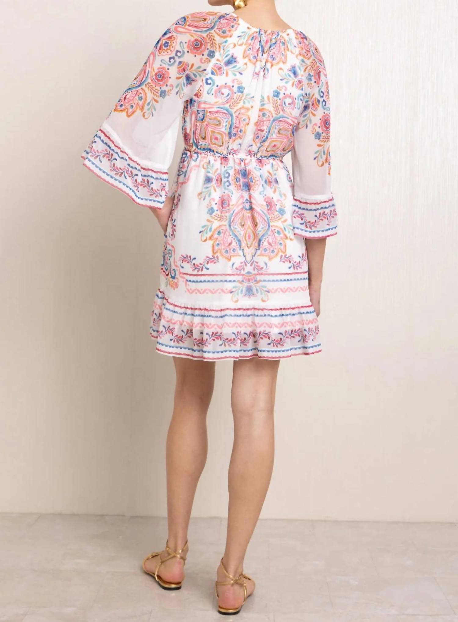 Hale Bob - Berenice Chiffon V-neck Dress