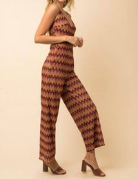 Crochet Chevron Jumpsuit